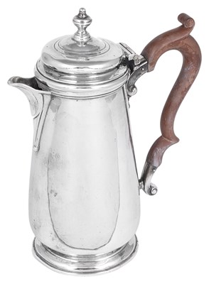 Lot 340 - A SILVER HOT WATER JUG