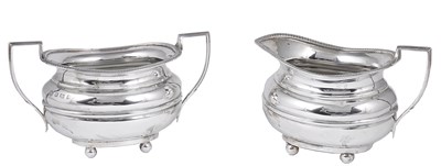 Lot 342 - A GEORGE V SILVER SAUCEBOAT