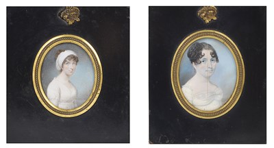 Lot 423 - ~A PORTRAIT MINIATURE OF A LADY