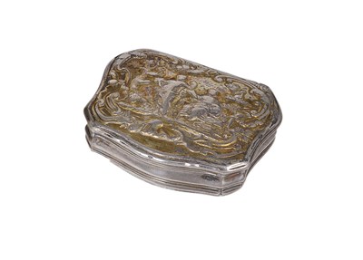 Lot 488 - A SILVER SNUFF BOX