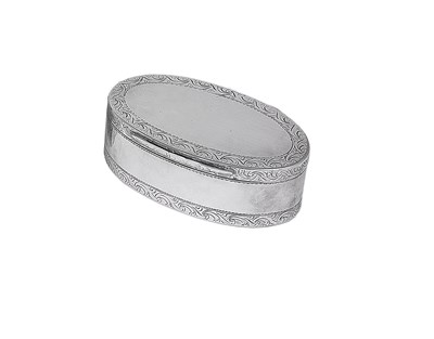 Lot 491 - AN AUSTRIAN SILVER SNUFF BOX