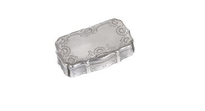 Lot 505 - AN AUSTRIAN SILVER SNUFF BOX