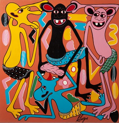 Lot 51 - GEORGE LILANGA (TANZANIAN 1934-2005)