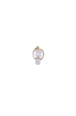 Lot 557 - ROCK CRYSTAL PENDANT