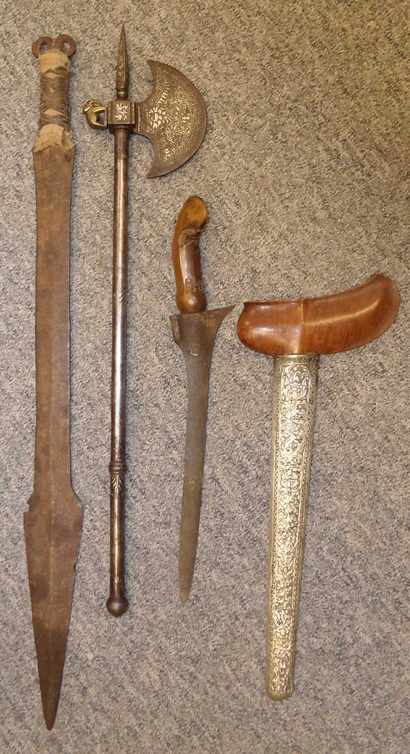 Lot 34 - â€¡ AN INDIAN AXE