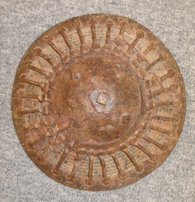 Lot 44 - AN INDIAN CIRCULAR SHIELD