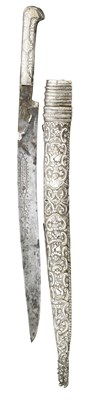 Lot 53 - â€¡ A BALKAN SILVER-MOUNTED SHORTSWORD (YATAGHAN)