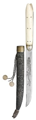 Lot 55 - AN OTTOMAN BALKAN DAGGER (BICHAQ)