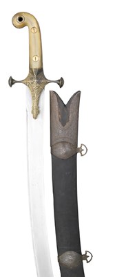 Lot 57 - AN OTTOMAN SWORD (SHAMSHIR)