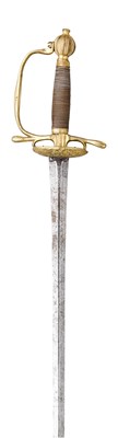 Lot 93 - A NORTH EUROPEAN SMALL-SWORD