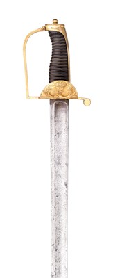Lot 120 - A RARE SWEDISH OFFICER'S SWORD