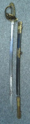 Lot 129 - AN 1846 PATTERN NAVAL OFFICER'S SWORD BY HENRY WILKINSON