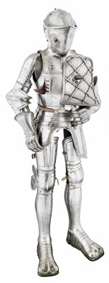 Lot 141 - A CAP-A-PIE ARMOUR FOR THE 'JOUSTS REAL'