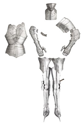 Lot 148 - A COMPOSITE FIELD ARMOUR IN THE 'GOTHIC' FASHION