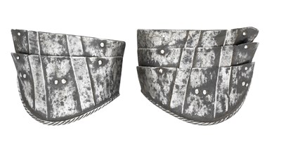 Lot 165 - â€¡ THE LOWER ENDS OF TWO GERMAN TASSETS FOR LIGHT FIELD USE