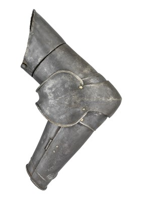Lot 166 - â€¡ A COMPOSITE NORTH ITALIAN VAMBRACE FOR THE LEFT ARM
