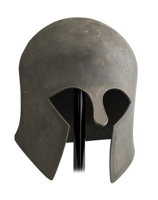 Lot 189 - â€¡ A BRONZE HELMET IN GREEK 5TH CENTURY B.C. STYLE