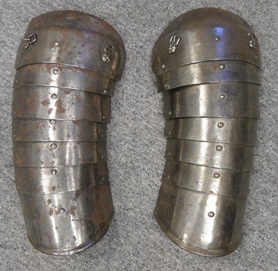 Lot 191 - A PAIR OF LONG TASSETS IN THE LATE 16TH CENTURY GERMAN STYLE