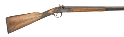 Lot 223 - A 16 BORE PERCUSSION SPORTING GUN BY DURS EGG