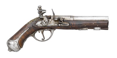 Lot 248 - A .300 CALIBRE MINIATURE FLINTLOCK HOLSTER PISTOL
