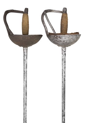 Lot 261 - TWO GERMAN PRACTICE SWORDS