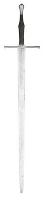 Lot 263 - A FINE HAND-AND-A-HALF SWORD