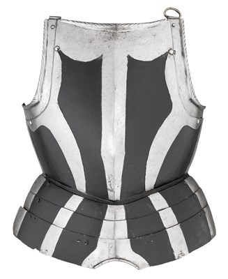 Lot 325 - A GERMAN 'BLACK AND WHITE' BREASTPLATE
