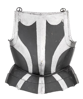 Lot 329 - A GERMAN 'BLACK AND WHITE' BREASTPLATE