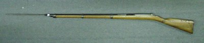 Lot 371 - A GERMAN MODEL 1871 DREYSE SYSTEM NEEDLE-FIRE RIFLE ADAPTED FOR BAYONET PRACTICE