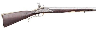 Lot 388 - A .700 CALIBRE GERMAN FLINTLOCK SPORTING GUN