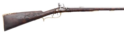 Lot 393 - A .25 CALIBRE GERMAN FLINTLOCK SPORTING RIFLE FOR A CHILD BY SCHEDEL A STUTTGART