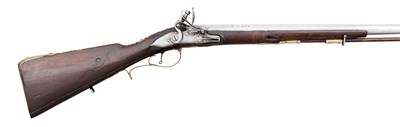 Lot 399 - A 14 BORE GERMAN FLINTLOCK SPORTING GUN CIRCA 1740
