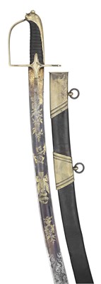 Lot 401 - A MOUNTED ARTILLERY OFFICER'S SABRE