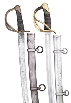 Lot 410 - TWO MODEL 1840 CAVALRY SWORDS
