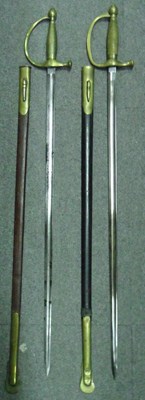 Lot 412 - TWO MODEL 1840 MUSICIAN'S SWORDS