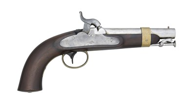 Lot 439 - A .54 CALIBRE MODEL 1842 PERCUSSION NAVY PISTOL