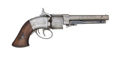 Lot 450 - A .31 CALIBRE SPRINGFIELD SIX-SHOT PERCUSSION DOUBLE TRIGGER REVOLVER
