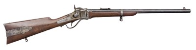 Lot 462 - A 24 BORE SHARPS NEW MODEL 1869 SHORT CARBINE