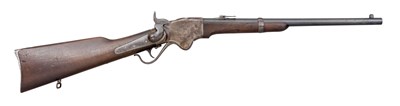 Lot 469 - A .500 CALIBRE SPENCER MODEL 1865 REPEATING RIFLED CAVALRY CARBINE