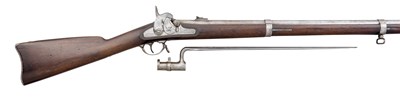Lot 497 - A .58 CALIBRE SPRINGFIELD ARMORY MODEL 1855 PERCUSSION RIFLED MUSKET