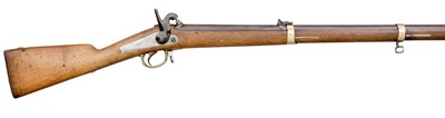 Lot 498 - A .600 BELGIAN PERCUSSION RIFLED MUSKET BY P.J. MALHERBE & CIE