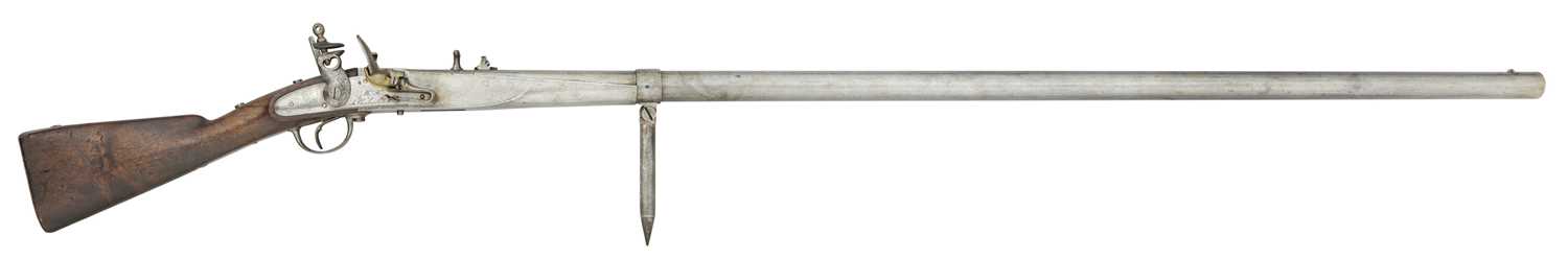 Lot 213 - A RARE .900 CALIBRE BREECH-LOADING FRENCH