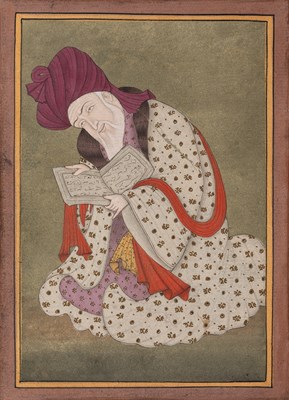 Lot 204 - A MUSLIM SCHOLAR, PROBABLY HYDERABAD, LATE 19TH CENTURY