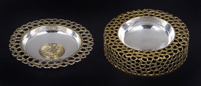 Lot 66 - A PARCEL-GILT-SILVER DISH