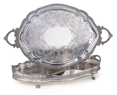 Lot 93 - AN ELECTROPLATE TRAY