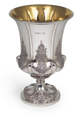 Lot 123 - A WILLIAM IV SILVER CUP