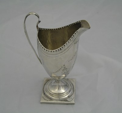 Lot 166 - GEORGE III SILVER MILK JUG