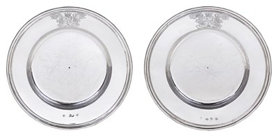 Lot 175 - A PAIR OF CHARLES II SILVER PLATES