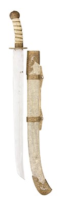 Lot 16 - A CHINESE DECORATED SWORD (DAO)