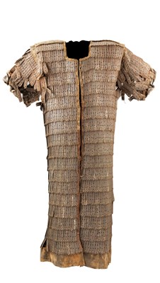 Lot 34 - A RARE TIBETAN LAMELLAR ARMOUR